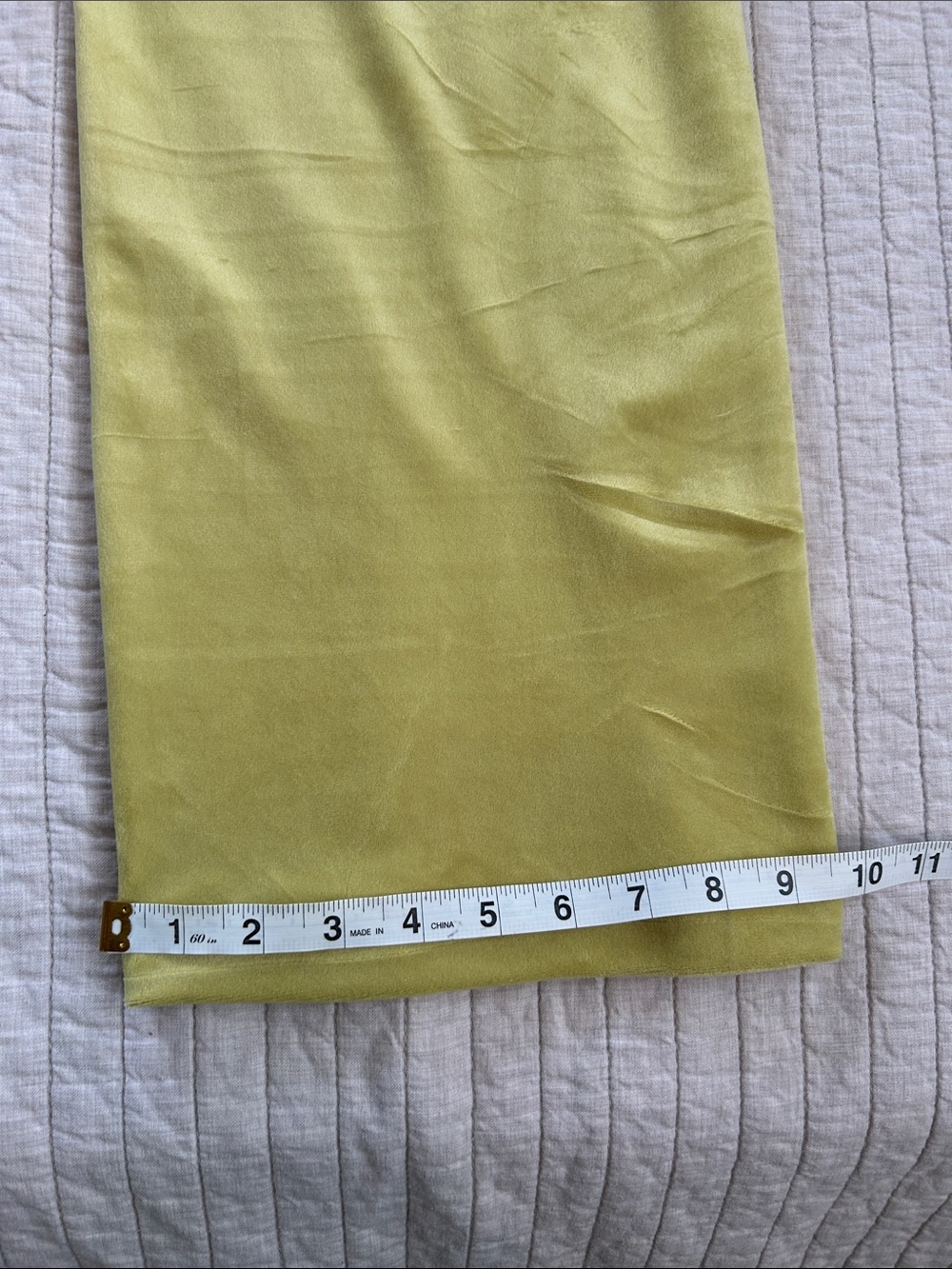 NWT Nicole miller chartreuse green Y2K velour wide leg tracksuit hoodie set L - Picture 14 of 14